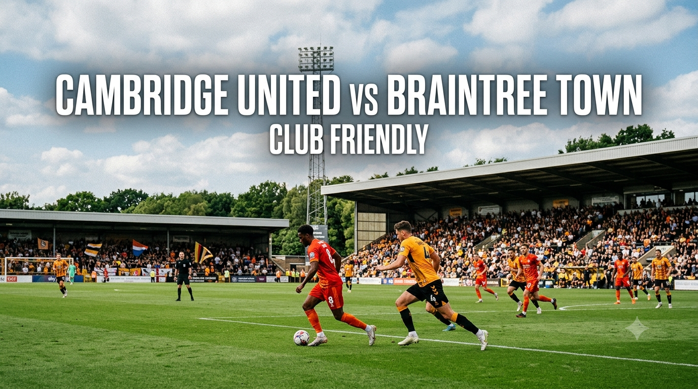 Cambridge United vs Braintree Town siap tersaji sore ini bersama Jalalive – Duel Sengit Bakal Pecah