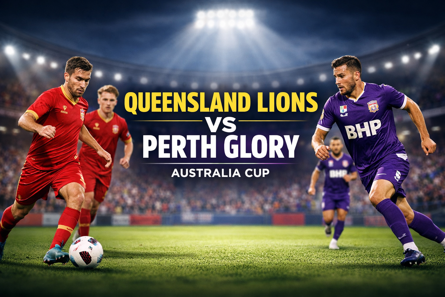 Queensland Lions vs Perth Glory Australia Cup Sore Ini Pukul 16.30 WIB – Jalalive Bahas Duel Penentu