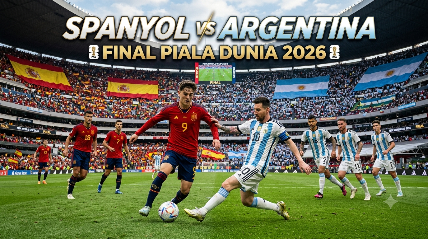 Streaming Final Piala Dunia 2026 Dini Hari Ini Jalalive Hadirkan Duel Akbar Spanyol vs Argentina Pukul 02.00 WIB Menuju Penentuan Juara Dunia