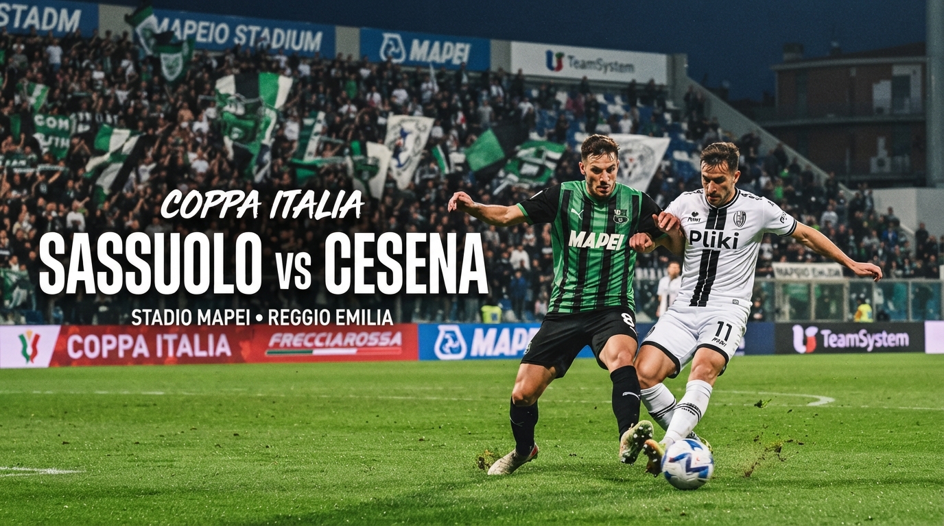Tigoals dan Sassuolo vs Cesena Malam Ini Pukul 23.30 WIB – Saksikan Perjalanan Duel Coppa Italia yang Menghadirkan Persaingan Menarik